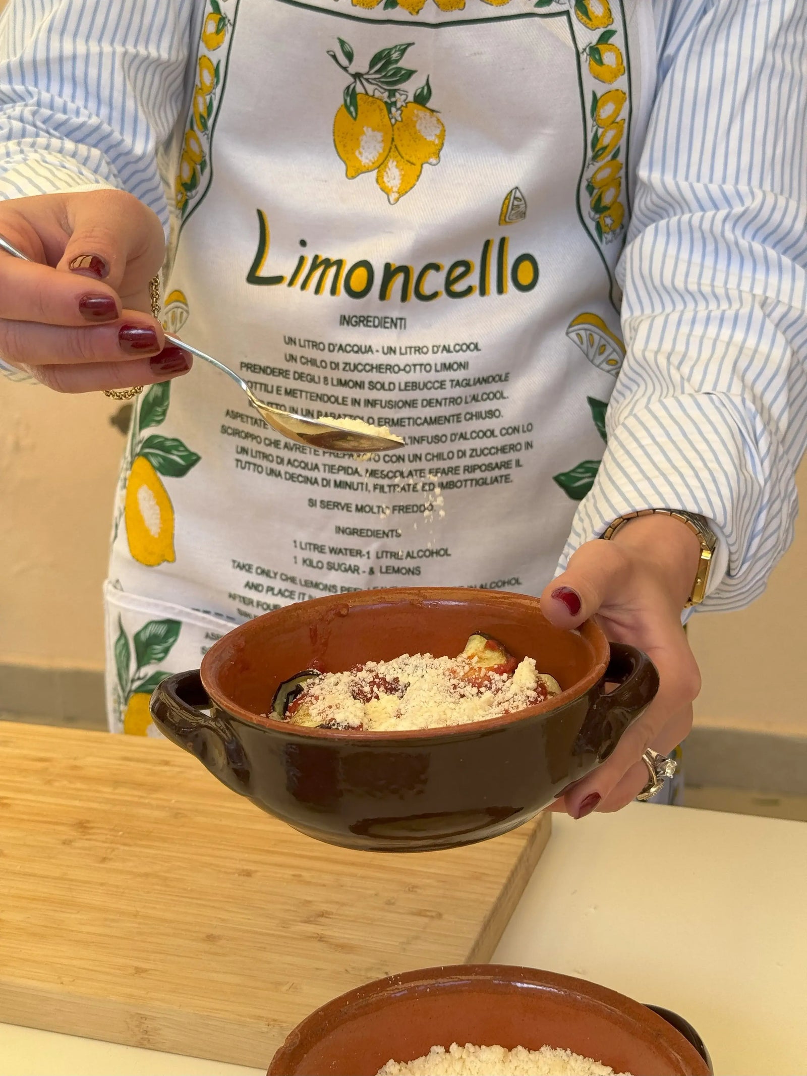 Gluten Free Cooking Class Sorrento traditional parmigiana